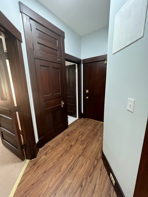 The hallway in apartment 4 at 1264 Cherokee Road