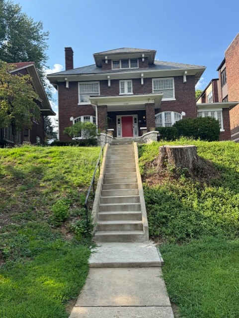 Front of the house at 2109 Eastern Parkway