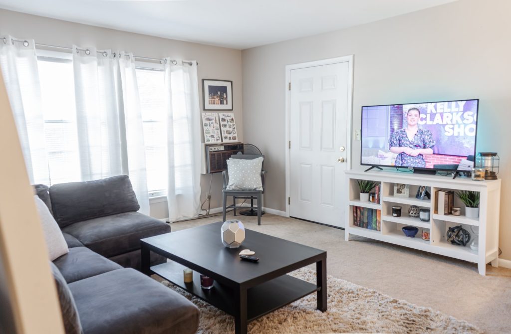 Living room at 2703 Brownsboro Road