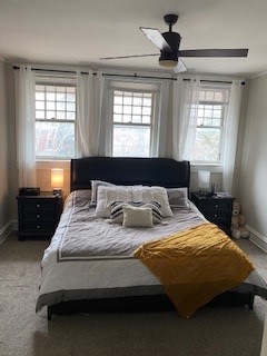 The bedroom of apartment 5 at 1264 Cherokee Road