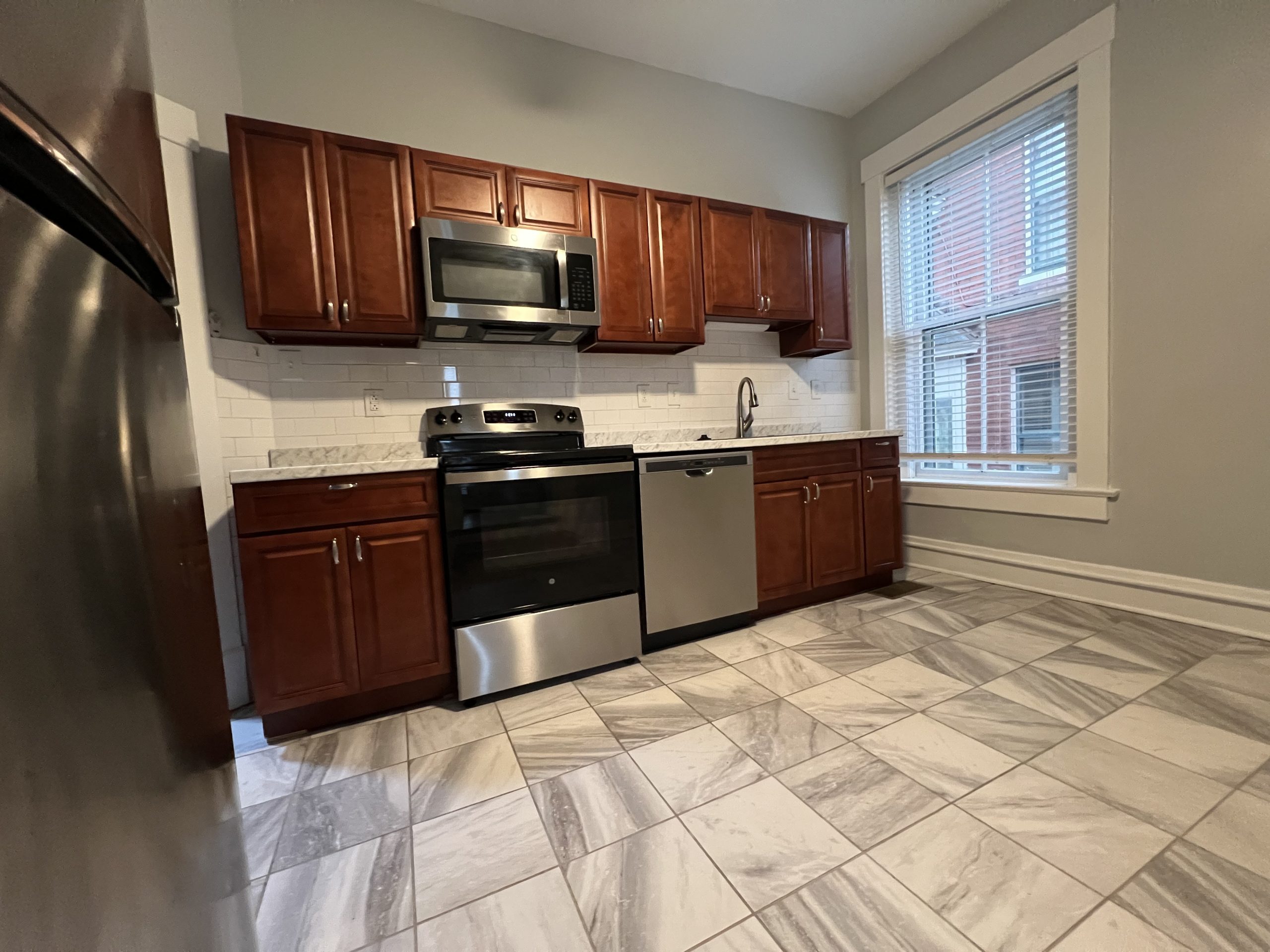 The kitchen from another angle in apartment 4 at 1264 Cherokee Road